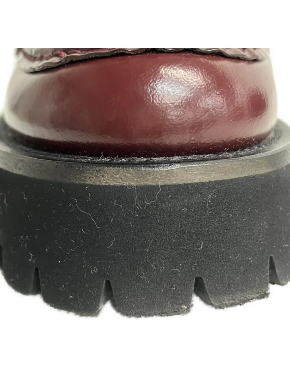 Gucci Loafers 36 Horsebit Gold Leather Bordeaux - Picture 10 of 10